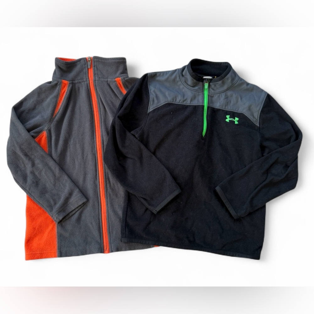 Under Armour and MTA sport lightweight fleece pair - size 6 - 7